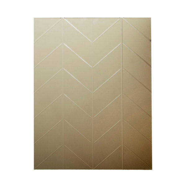 MOUD - HERRINGBONE spejl 50×70 cm ? Bronze