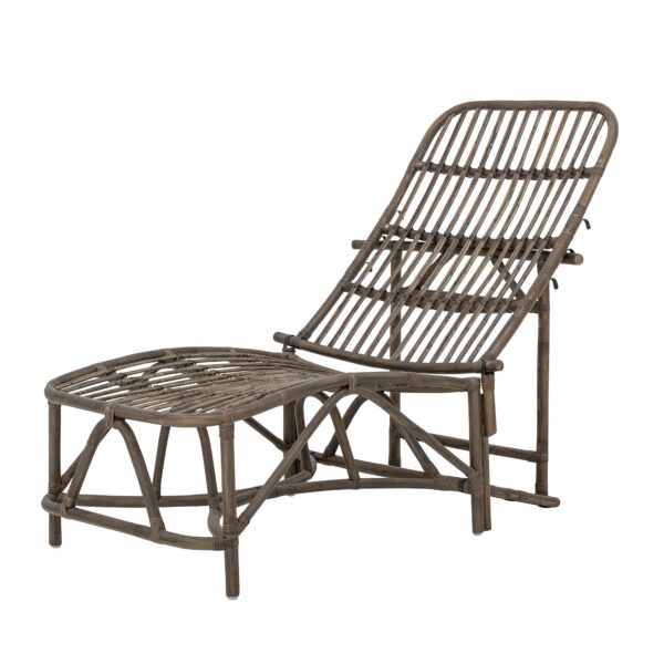 Bloomingville - Dione Liggestol, Brun, Rattan L185 cm