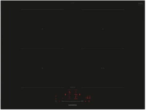 Induktionskogeplade 70 cm Sort - CombiZone - Siemens iQ500 - ED777HQC1E