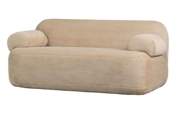 WOOOD EXCLUSIVE Jolie 2 pers. sofa - natur imiteret pels