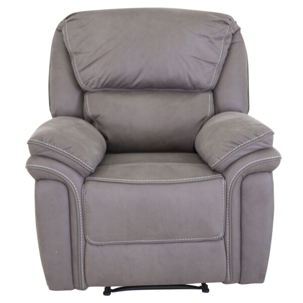 VENTURE DESIGN Saranda recliner lænestol - grå mikrofiber polyester