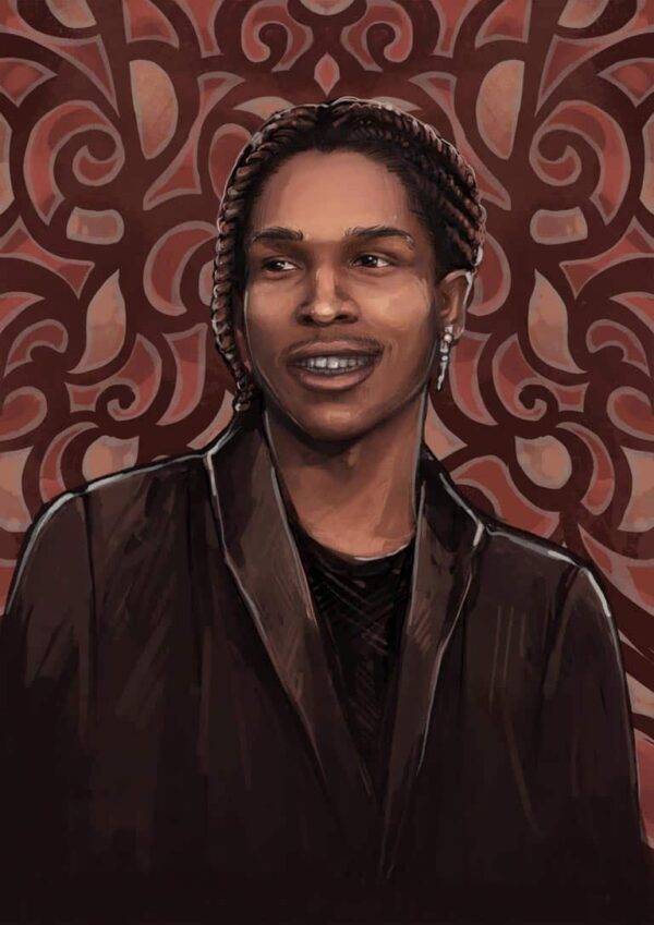 Asap Rocky Dark Art Plakat