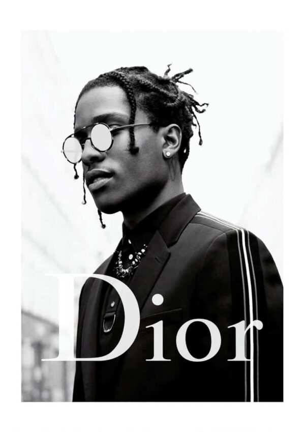 Asap Rocky x Dior Plakat