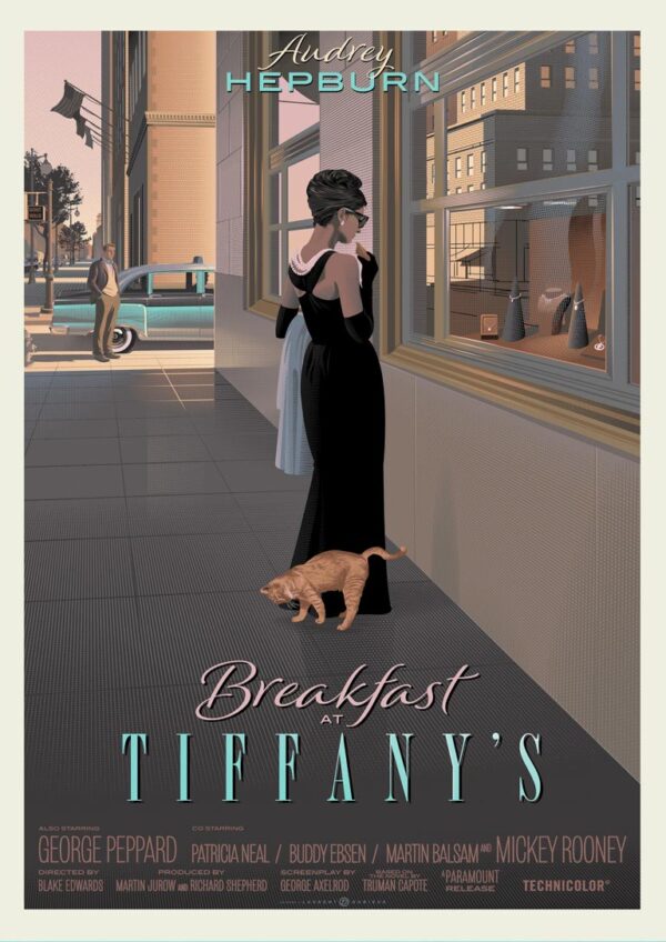 Audrey Hepburn - Breakfast at Tiffany´s Plakat