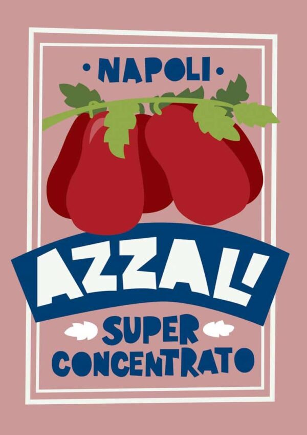 Azzali Concentrato Plakat