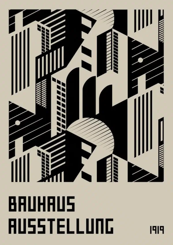 Bauhaus Ausstellung 1919 plakat