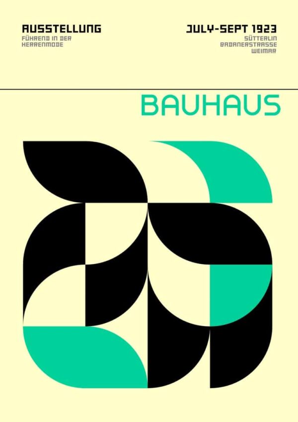 Bauhaus Green Weimar Ausstellung Plakat