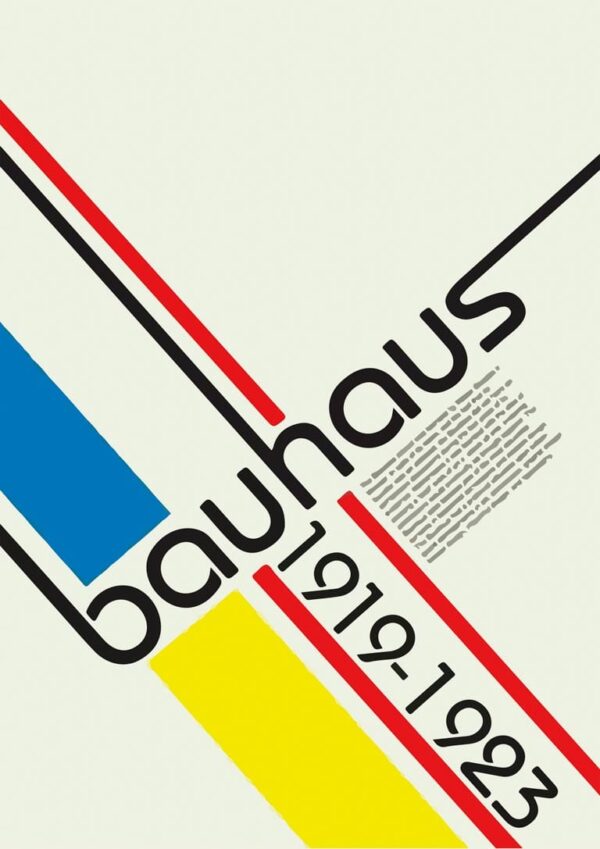 Bauhaus Lines Plakat