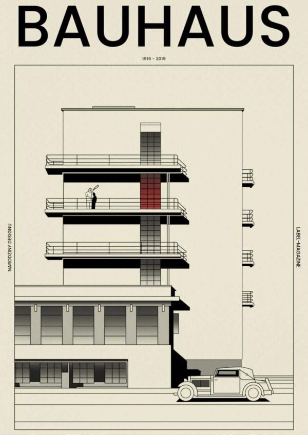 Bauhaus Vintage Cover Plakat