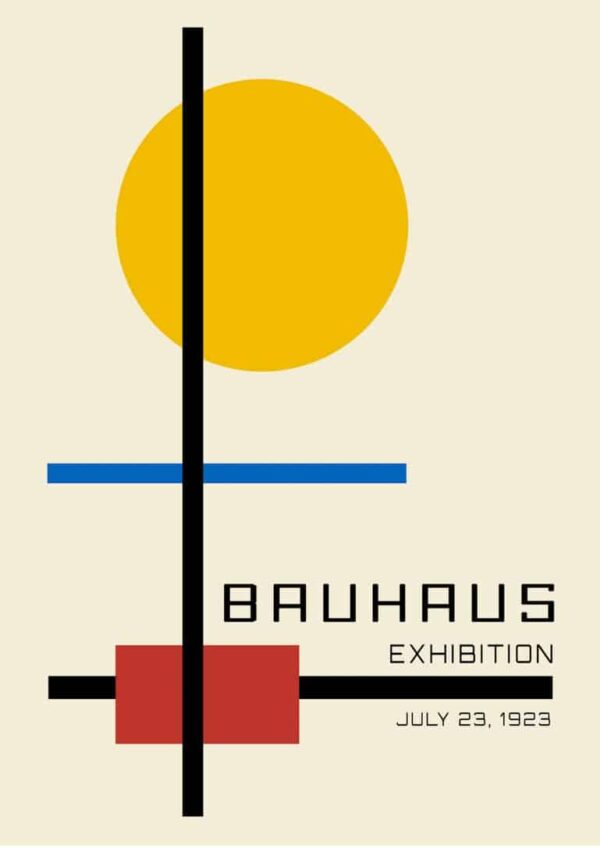 Bauhaus exhibition poster