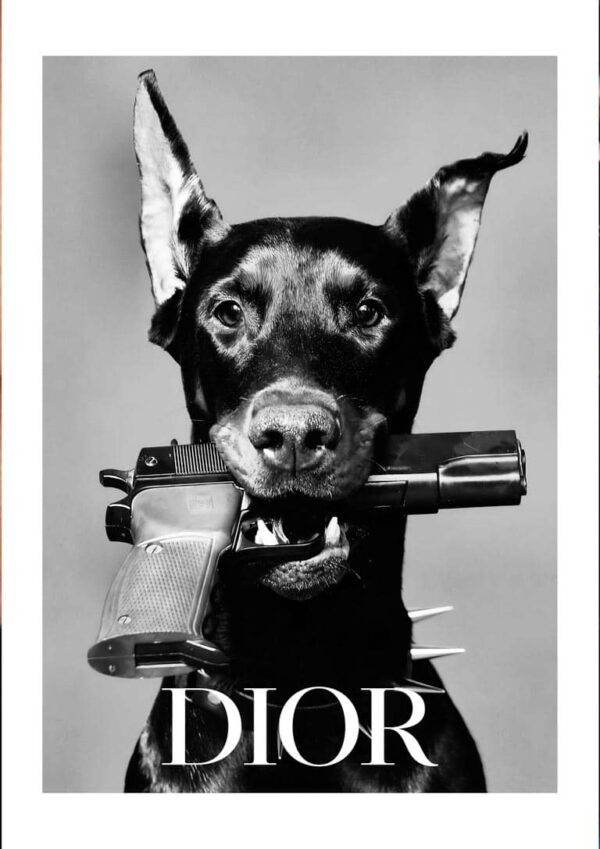 Dior Dog Plakat