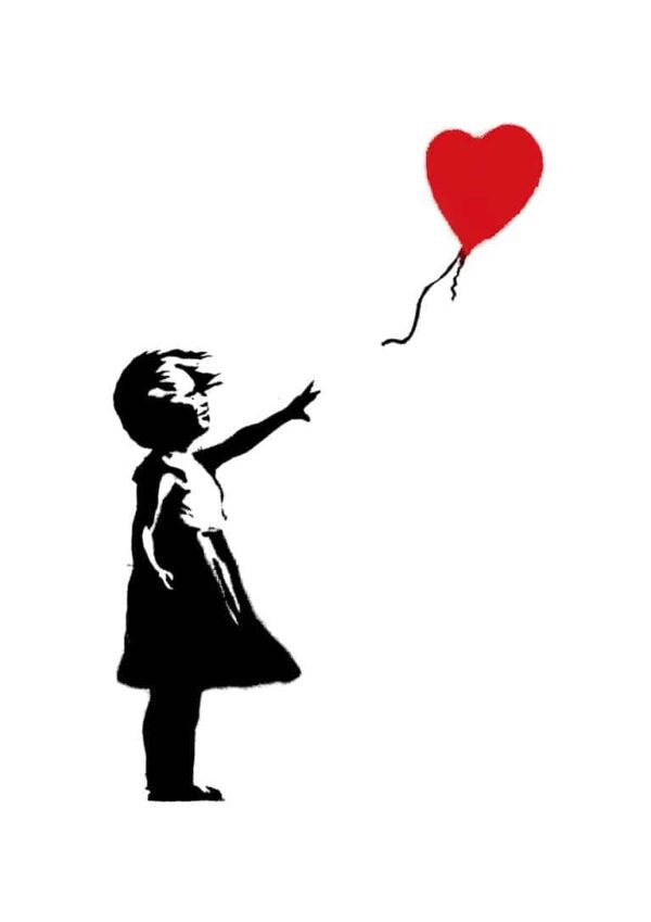 Girl With Love Balloon - Banksy