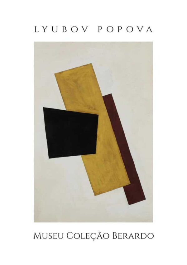 Lyubov Popova exhibition poster