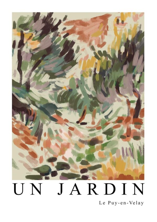 Matisse Inspired Un Jardin Plakat