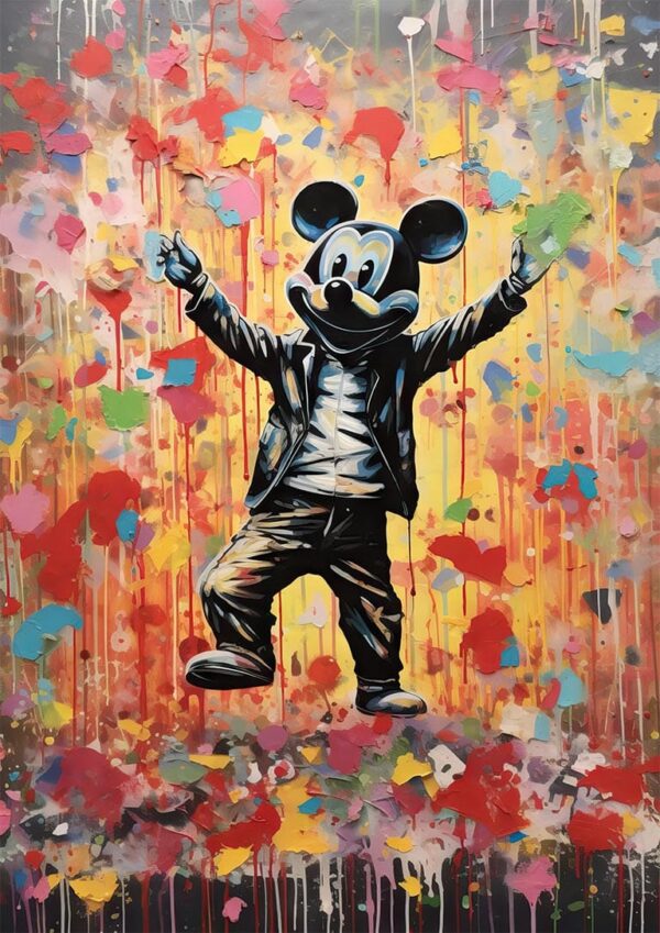 Mickey - Inspired on Banksy