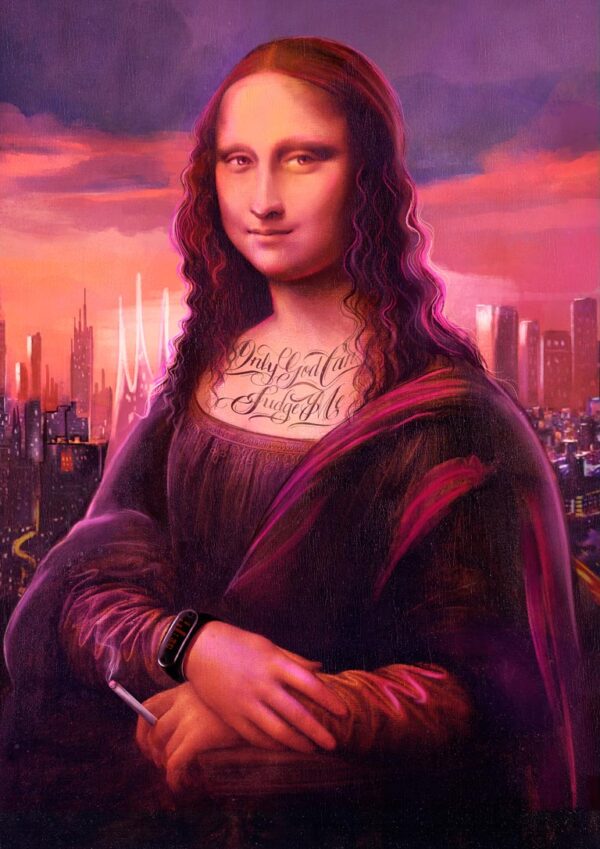 Modern day Mona Lisa plakat