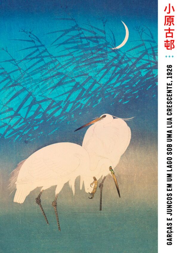 Ohara Koson - Two Cranes Plakat