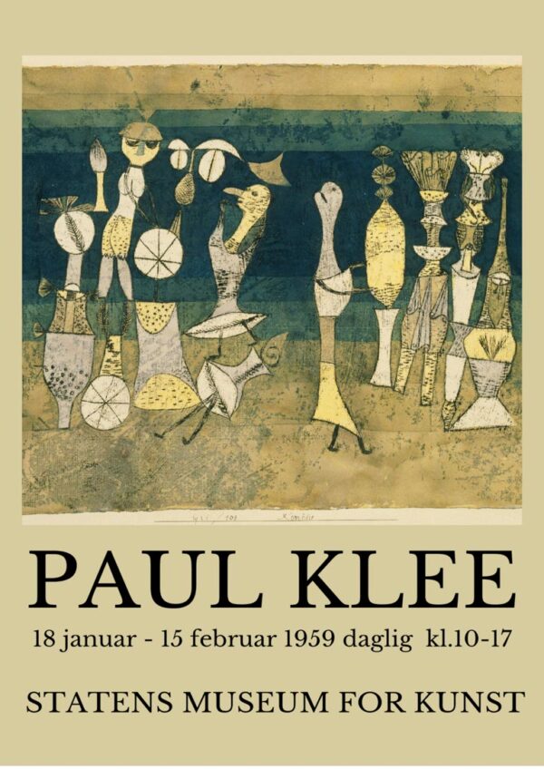 Paul Klee Exhibition 1959 Plakat