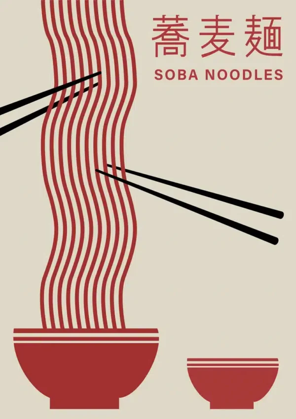 Soba Noodles Plakat