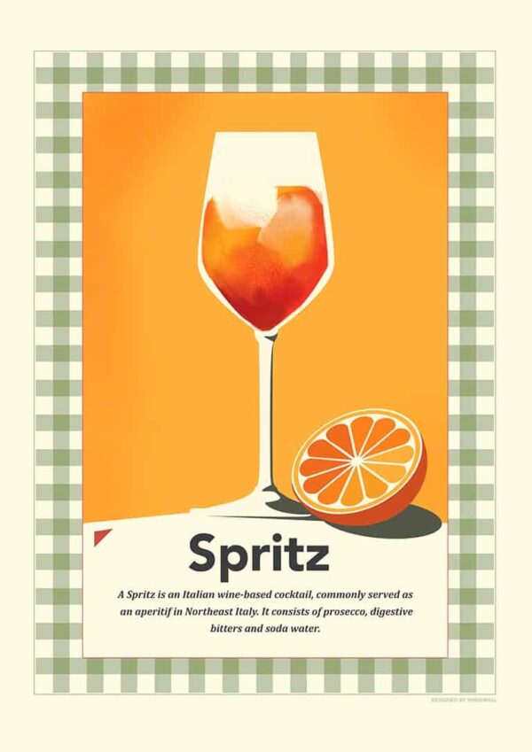 Spritz retro print