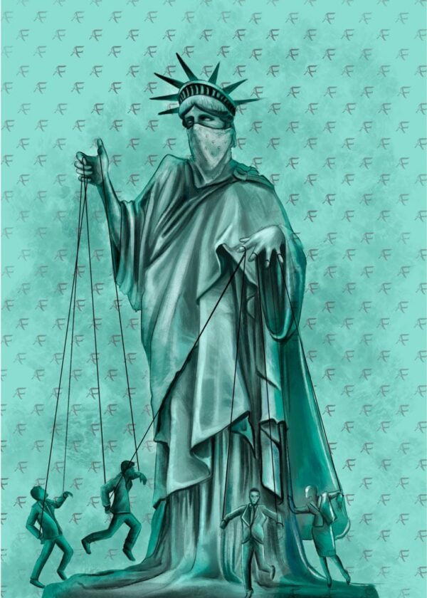 Statue of liberty plakat til stuen