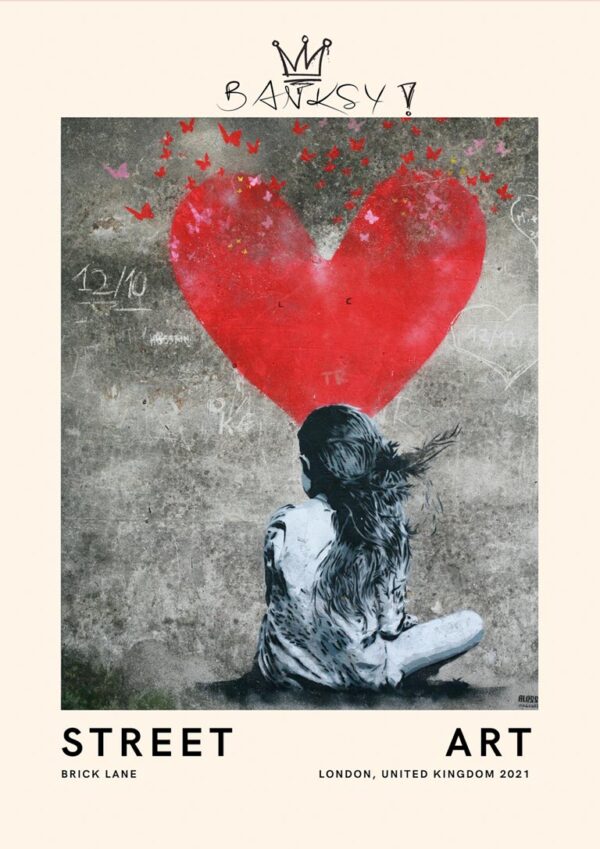 Street Art - Inspired on Banksy Plakat