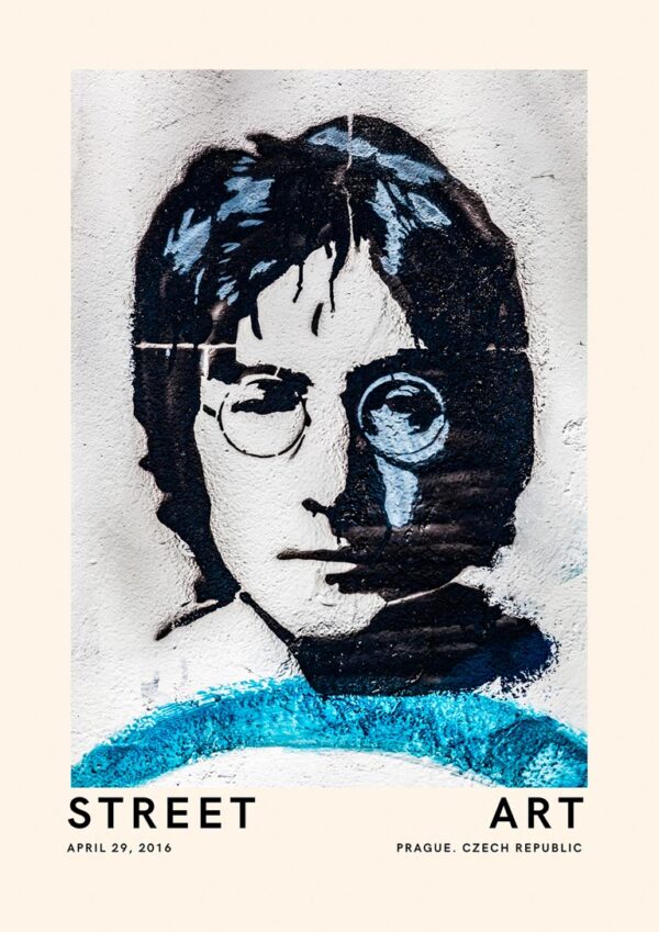 Street Art - John Lennon Plakat