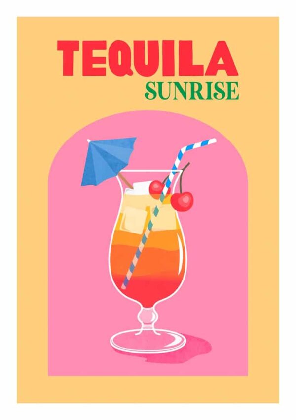 Tequila Sunrise Plakat