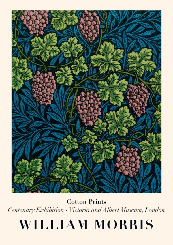 Vintage Grapes - Morris Plakat