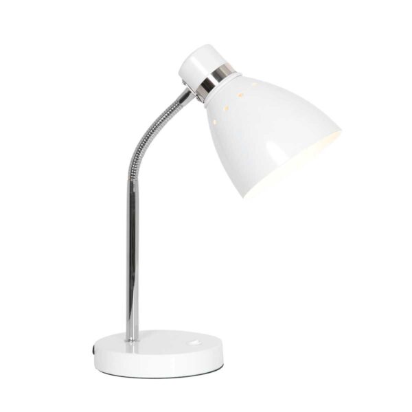 Attach - bordlampe i fire metalfarver Metal - hvid