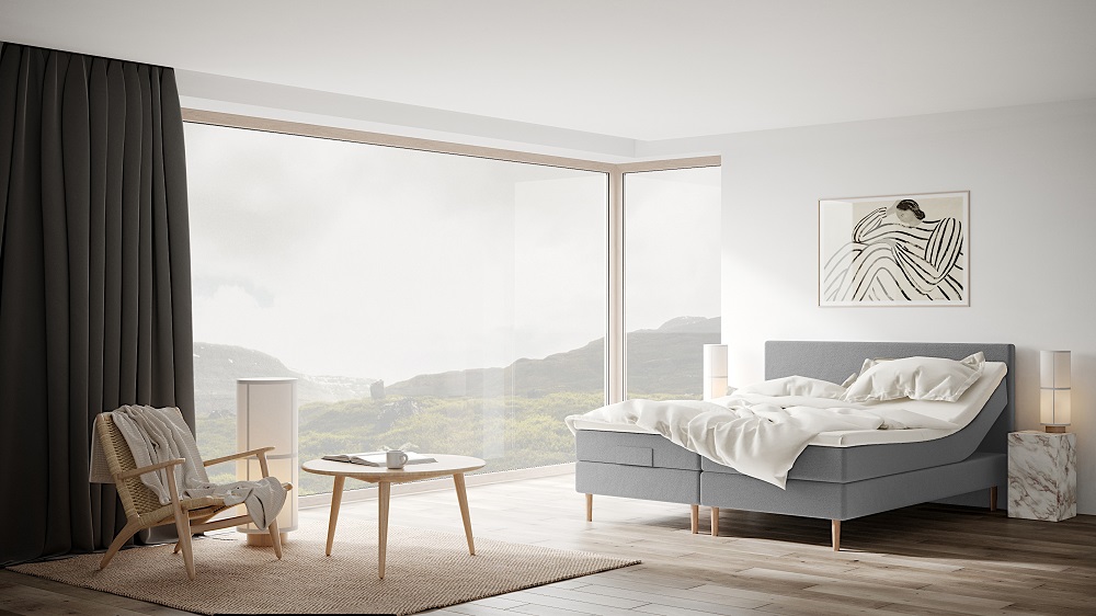 BBC - Plus Cool elevationsløsning 180x200 cm - Linak motor - Inkl. Cool topmadras 1 BBC - Plus Cool elevationsløsning 180x200 cm - Linak motor - Inkl. Cool topmadras