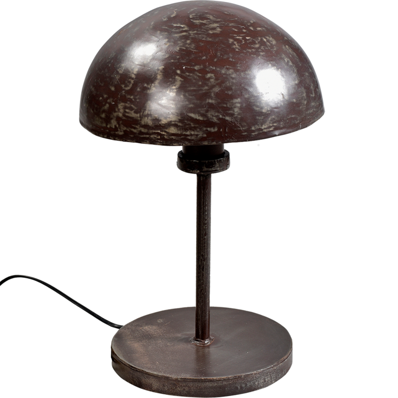 Bordlampe i jern og klar lak 1 Bordlampe i jern og klar lak