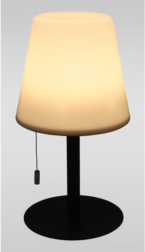 Bordlampe mat sort, USB-lader H30 cm Bordlampe mat sort, USB-lader H30 cm