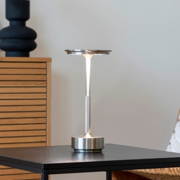 Bromma - Bordlampe i sølvfarvet aluminium