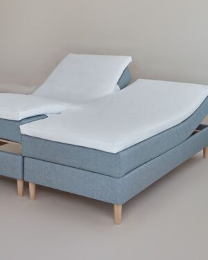 CPH hovedpude - Largeiving - CPHliving Split H-kuvertlagen - Passer til topmadras har split i begge ender - Elevationslagen-Hvid 01-11 cm-180x200