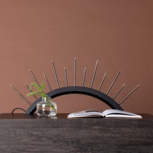 Cerro- Bordlampe i sort MDF med 13 LED lys