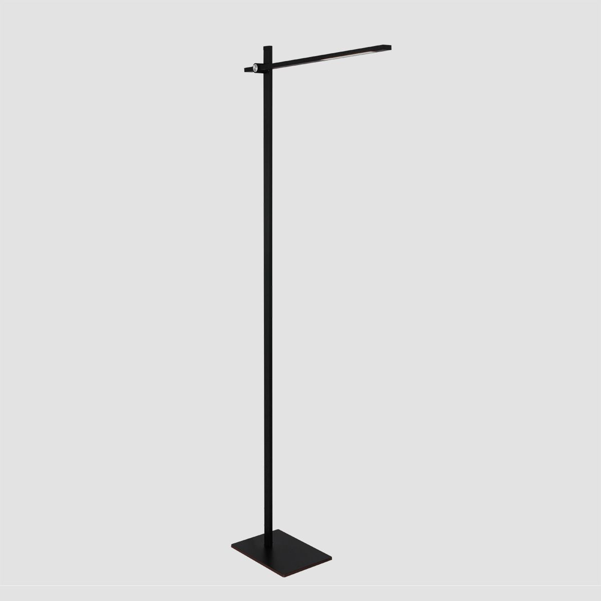Coco - gulvlampe i aluminium og glas, to farver Metal - sort 1 Coco - gulvlampe i aluminium og glas, to farver Metal - sort
