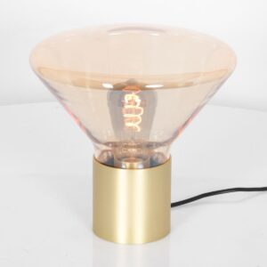 Costa - bordlampe i metal og glas Metal - messing