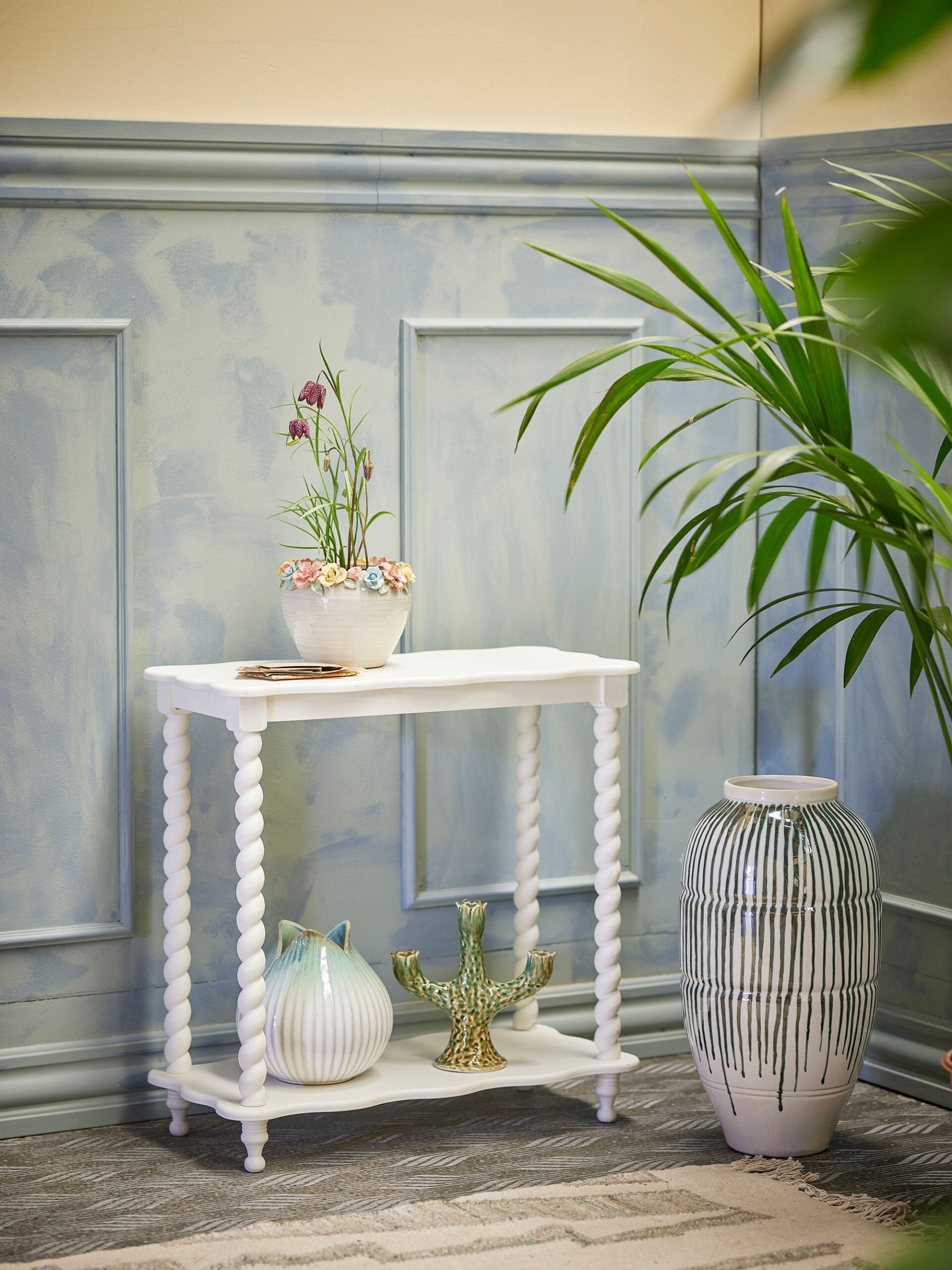 Creative Collection - Bia Konsolbord MDF Hvid 60x60x30 cm 1 Creative Collection - Bia Konsolbord MDF Hvid 60x60x30 cm