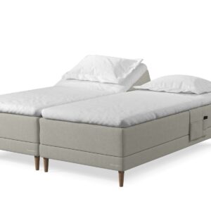 Dunlopillo - Pure boxelevationsseng 180x200 cm - Madras og hævebund i et design