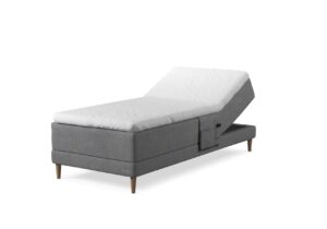 Dunlopillo - Pure boxelevationsseng 90x210 cm - Madras og hævebund i et design