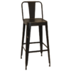 Høj Barstol - Sort