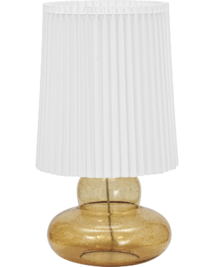 House Doctor - Bordlampe inkl. lampeskærm, Ribe, Amber