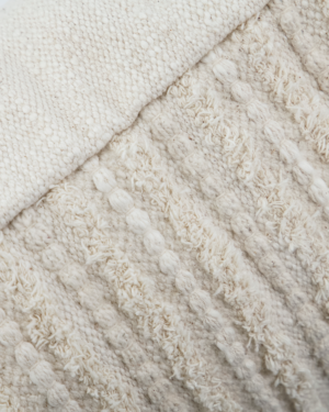 House Doctor - Pudebetræk, Chil, Råhvid, 50x50 cm