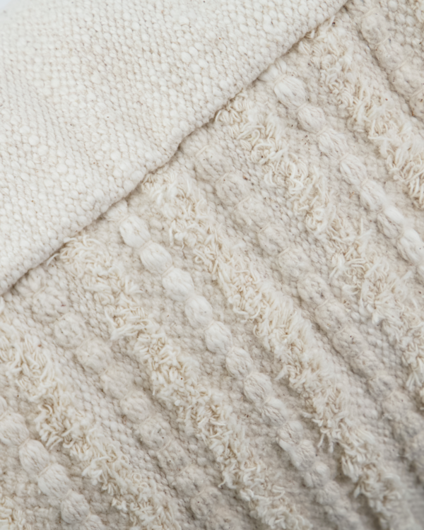 House Doctor - Pudebetræk, Chil, Råhvid, 50x50 cm House Doctor - Pudebetræk, Chil, Råhvid, 50x50 cm