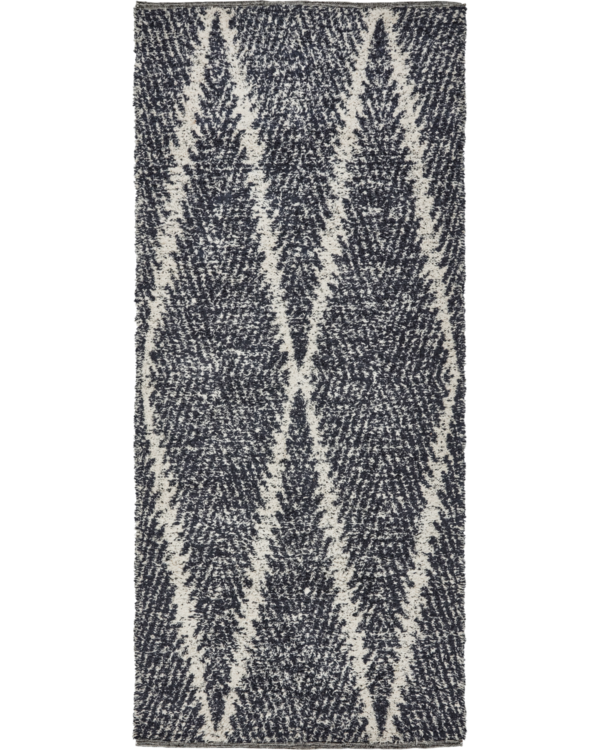 House Doctor - Tæppe, Kin, Sort, Råhvid