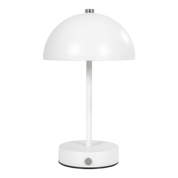 House Nordic - Holt LED Bordlampe, Hvid, genoplad. H25 cm