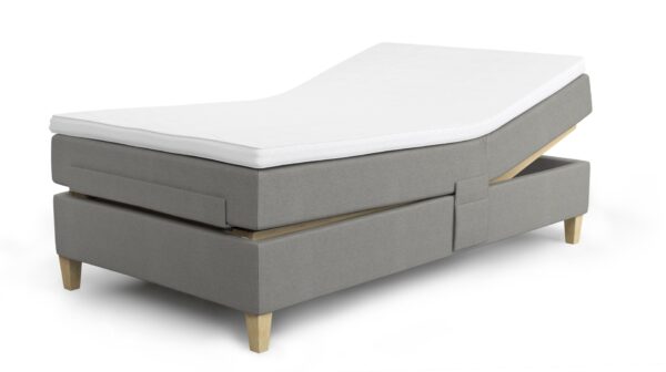 Jensen - Ambassadør + Dream elevationsseng 80x200 cm - Inkl. topmadras og ben Jensen - Ambassadør + Dream elevationsseng 80x200 cm - Inkl. topmadras og ben