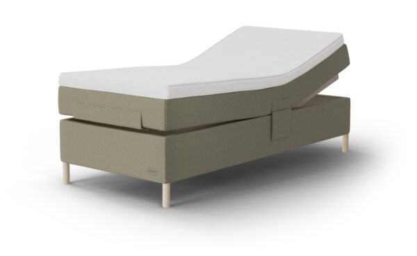 Jensen - Ambassadør + Dream elevationsseng 90x210 cm - Inkl. topmadras og ben