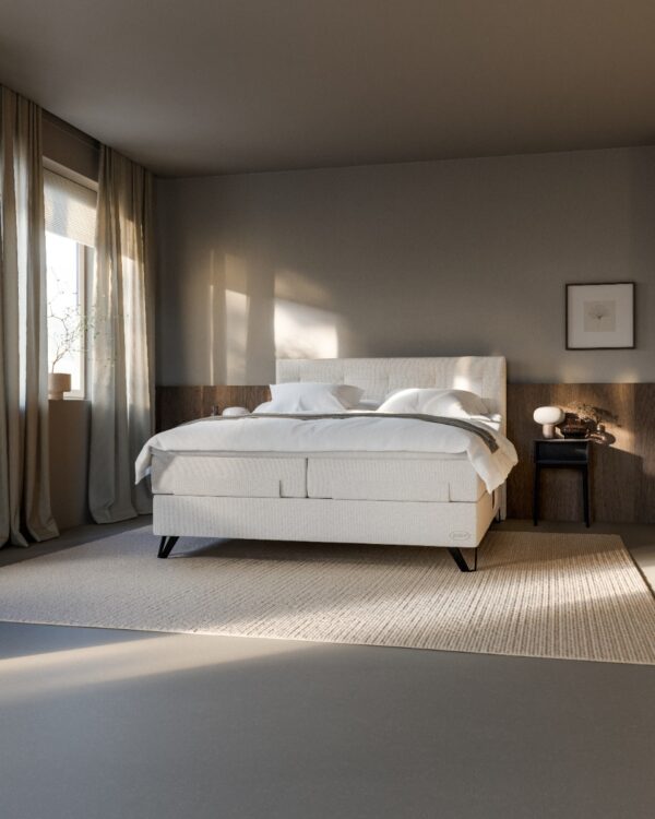 Jensen - Prestige Aqtive II Elevationsseng 180x200 cm - Dobbeltfjedret elevationsseng